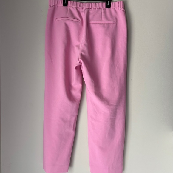 Abercrombie Pink Sloane Straight Leg Tailored Trousers Womens Size 33/16 - Picture 3 of 4